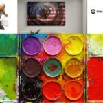 Runde Leinwand Bilder Kunst | Markhellbusch.com