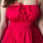 Timeless charm in a flowing garden-inspired dress