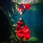 Underwater Trash the Dress Mexico with Fran Reina Photography